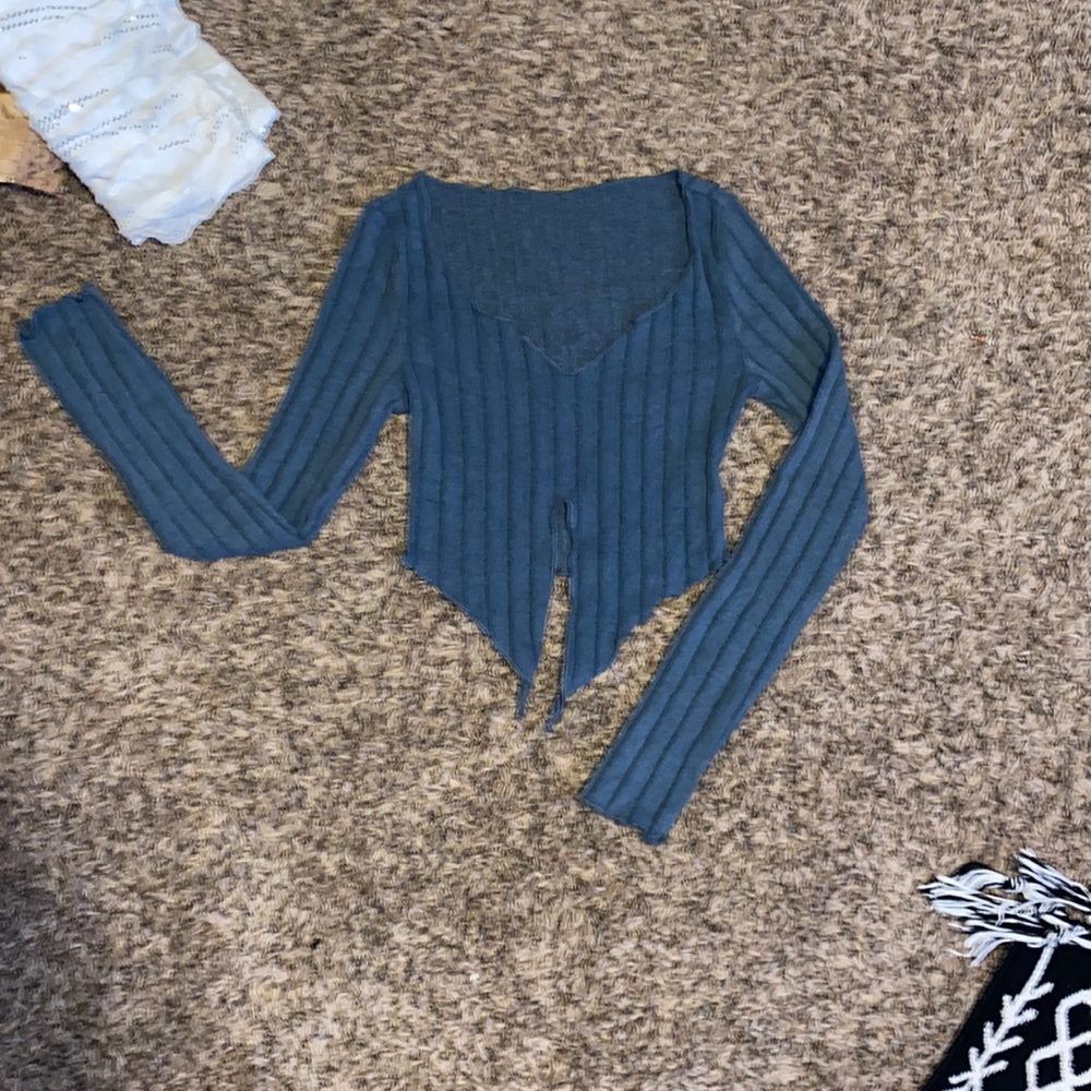 Grey Blue top